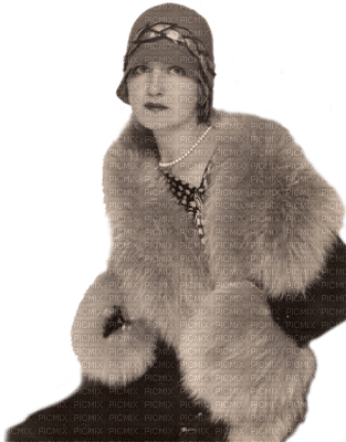 Art Deco woman bp - ücretsiz png