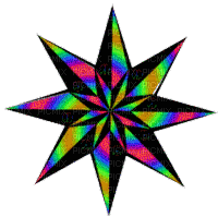 ani- stjärna-star--munlticolors - Δωρεάν κινούμενο GIF