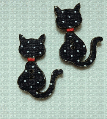 Black cat - GIF animado gratis