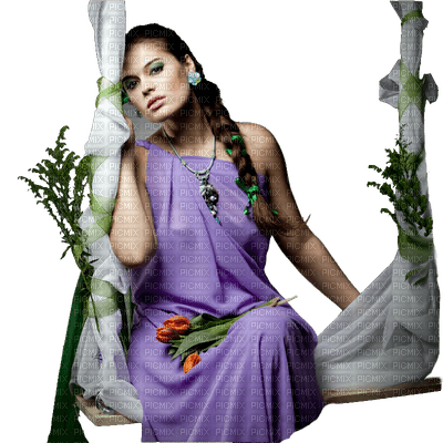 minou52-donna-viola-kvinna-lila - gratis png
