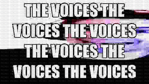 the voices - GIF animado gratis