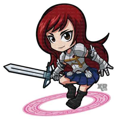 Erza Scarlet laurachan fairy tail - zdarma png