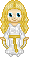 Pixel Eowyn in White - Free animated GIF