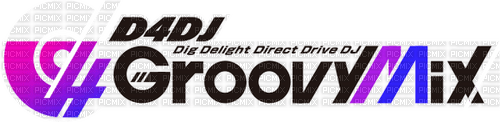 D4DJ Groovy Mix game logo - ücretsiz png