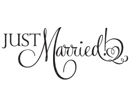 Kaz_Creations Text-Just-Married - zadarmo png