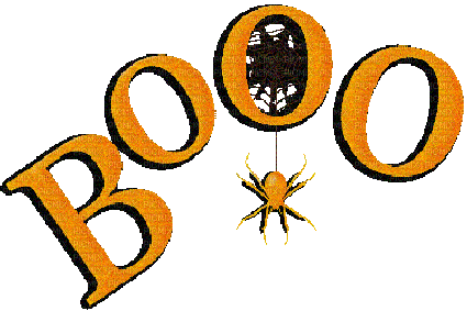 Boo spider - Zdarma animovaný GIF