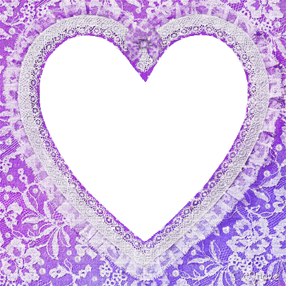 soave frame animated vintage lace heart valentine - GIF animasi gratis
