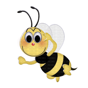 gif, abelha - png grátis