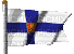 Suomen lippu - GIF animate gratis