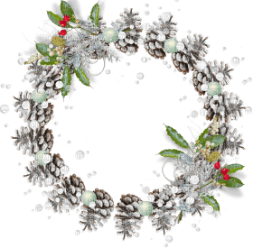 Pine Cone Wreath - ücretsiz png