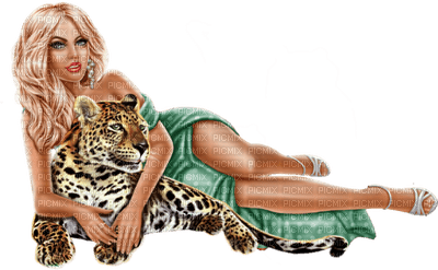 loly33 femme tigre - PNG gratuit