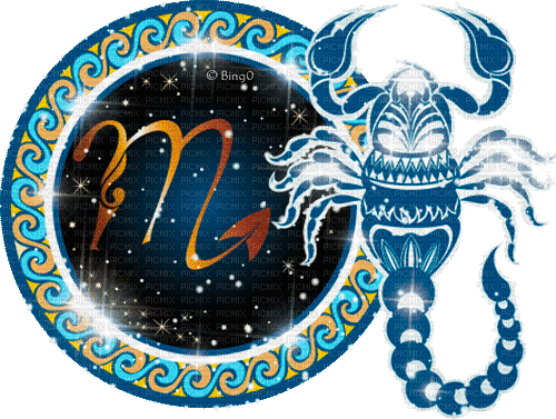 Y.A.M._Zodiac Scorpio - GIF animé gratuit