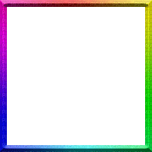 rainbow frame animated - GIF animé gratuit