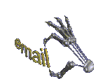 email skeleton hand - GIF animasi gratis