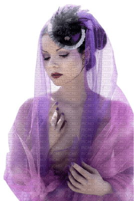 femme violette - zadarmo png