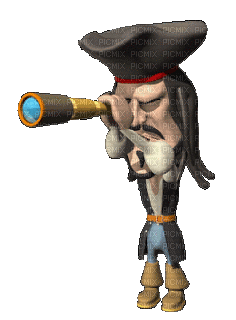 pirata - GIF animado gratis