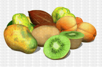 coupe de fruits - GIF animate gratis