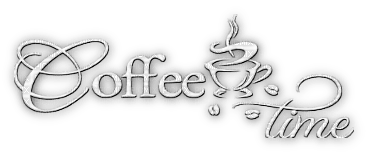 soave text coffee time white - 無料png