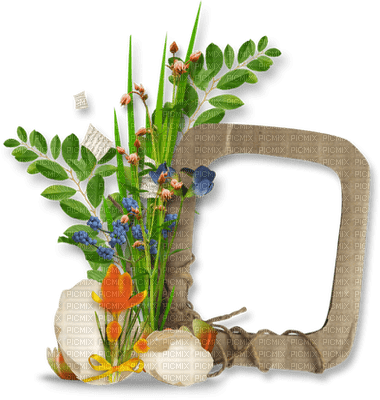 frame cadre rahmen easter Pâques Paques ostern egg eggs oeufs oeuf flower fleur spring - 免费PNG