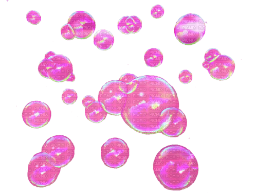 pink bubbles - png grátis