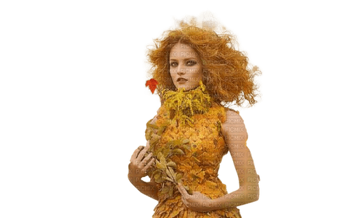 dolceluna autumn woman fantasy - png ฟรี