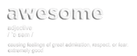 awesome text - ilmainen png