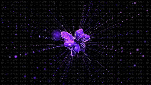 цветы синий - 無料のアニメーション GIF