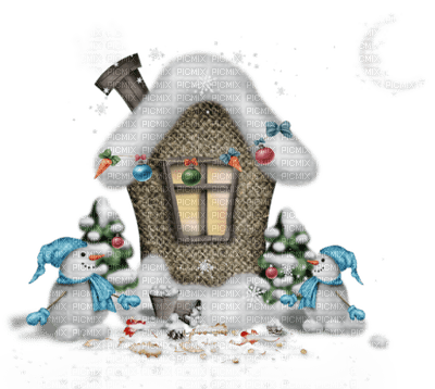 Kaz_Creations Christmas Winter Snowman Snowmen Deco - png gratuito
