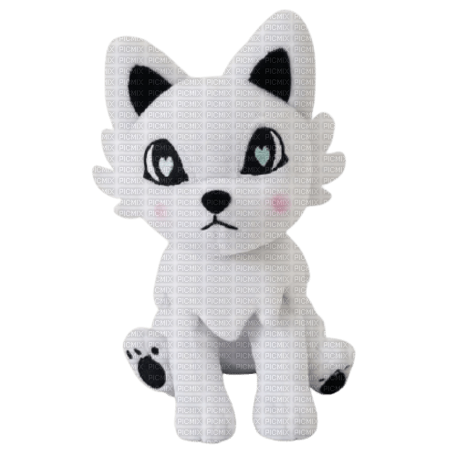 white wolf puppy plush toy - nemokama png