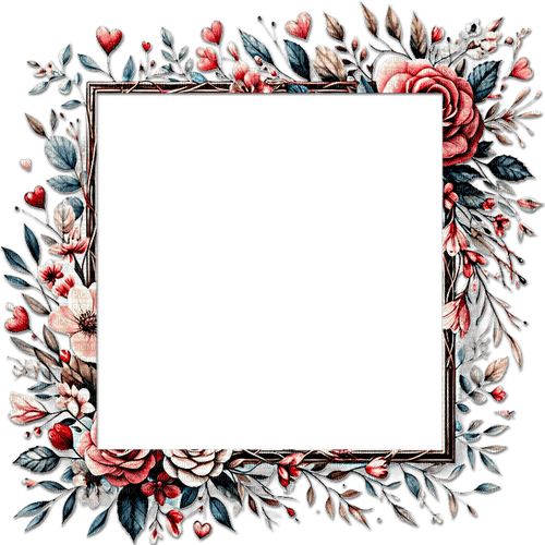 ♡§m3§♡ rose rose frame red borders - PNG gratuit