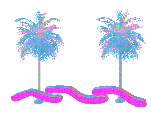 palm trees - Безплатен анимиран GIF