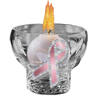 vela cancro da mama - Бесплатни анимирани ГИФ