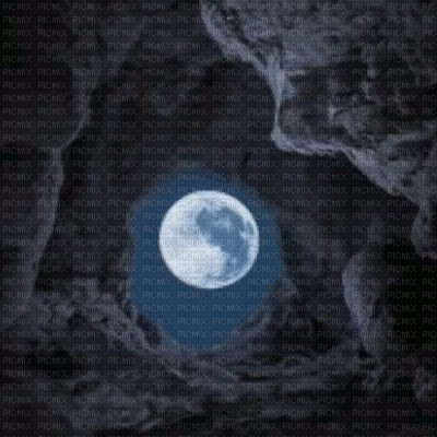 Cave and Moon View - Bezmaksas animēts GIF