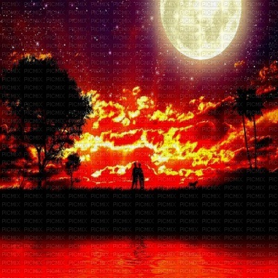 Passionate Moonrise-2 - PNG gratuit