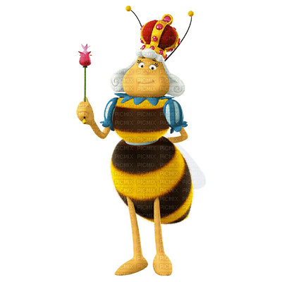 bee queen  maya abeille - nemokama png