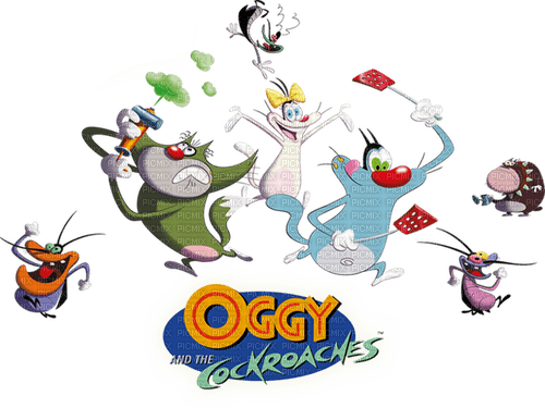 Oggy and the Cockroaches - ücretsiz png