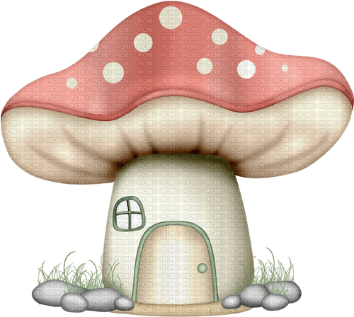 mushroom fairy house Bb2 - δωρεάν png