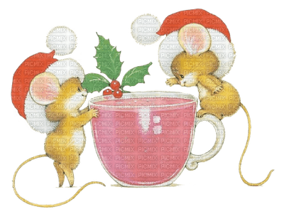 karácsonyi egerek - darmowe png