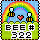 Pixel Bee #322 Patch - Darmowy animowany GIF