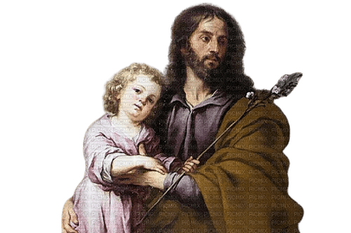 Enfant Jésus et Saint Joseph - Free PNG