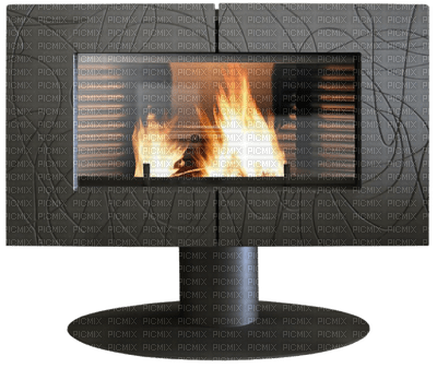 Kaz_Creations Deco Fireplace Fire - bezmaksas png