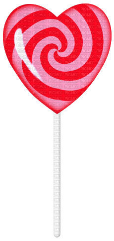 Heart.Lollipop.Red.Pink - darmowe png