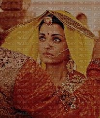 Aishwarya in Jodha akbar als Braut - png ฟรี