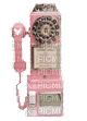 Pink wallphone - GIF animate gratis
