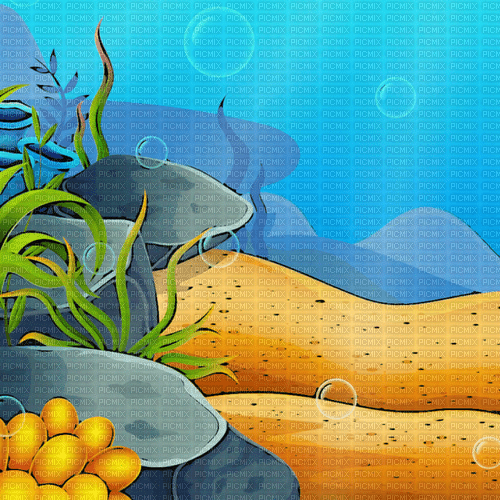sm3 water sea summer comic background image blue - nemokama png