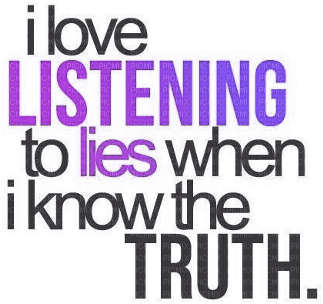 soave text quotes I love listening to lies when - ingyenes png