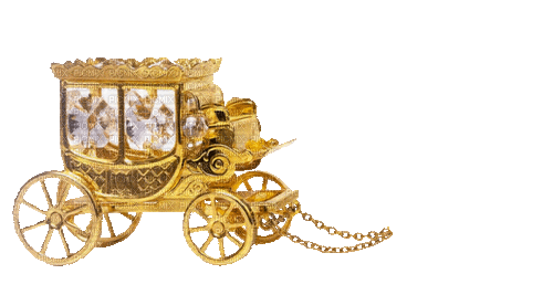 Kutsche, gold - Darmowy animowany GIF