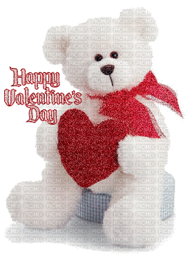 valentines day bear - Ingyenes animált GIF