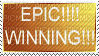 epic winning - Бесплатный анимированный гифка