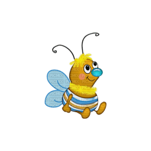 Blue Nose Bee - ücretsiz png